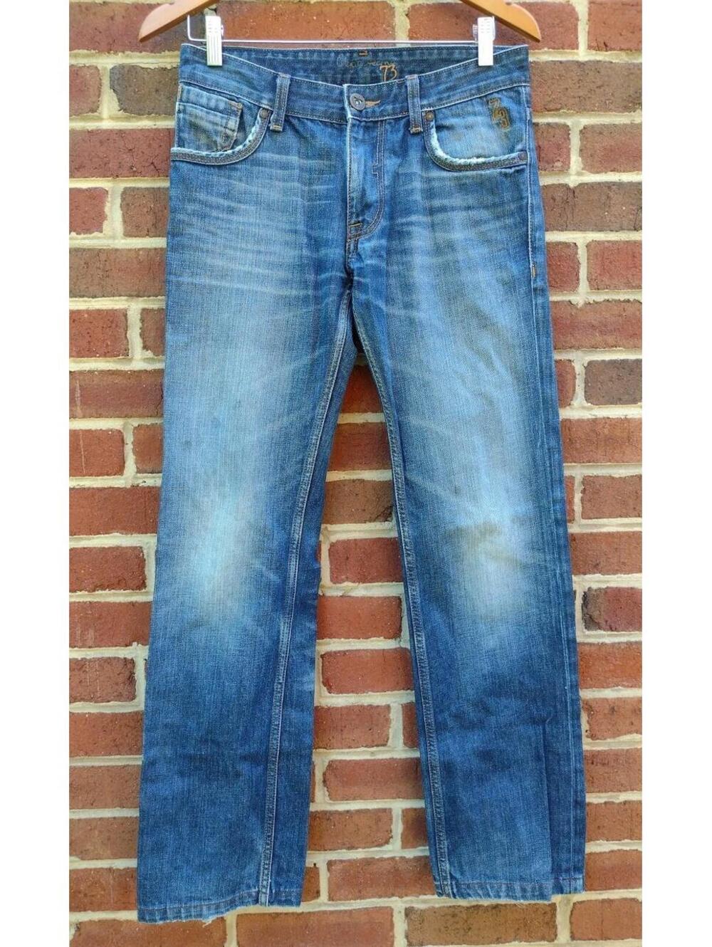 Pepe Jeans London 73 Straight Leg Denim Jeans W30 L34 Vintage Fade Y2K